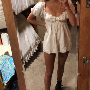 Urban White Romper